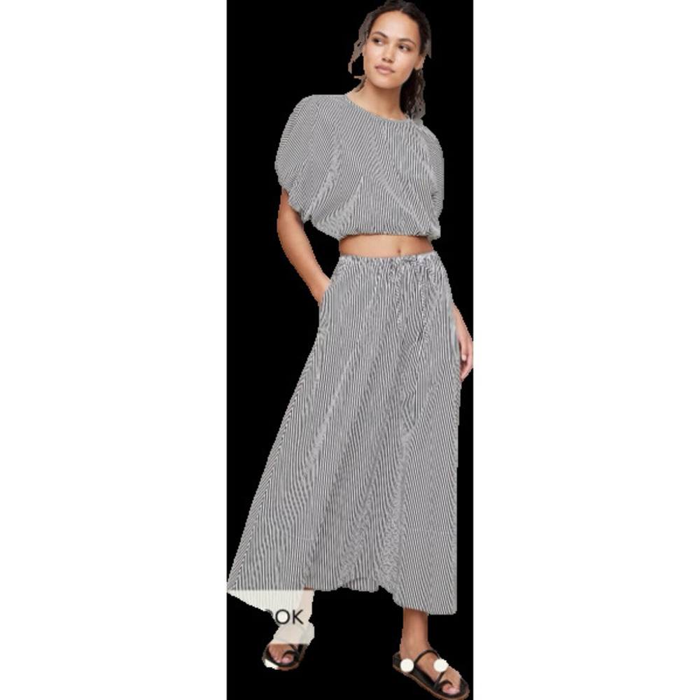 Poplin Maxi Skirt